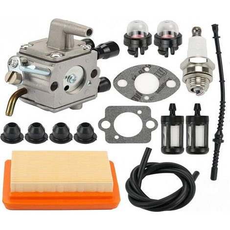 Vergaser für Stihl-Heckenscheren FS120, FS200, FS250, FS300 – inkl. Zündspule – Ersatz für 41341200603 und 41344001301