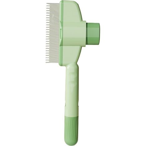 Cepillo para mascotas, cepillo de acero inoxidable para eliminar el pelo, peine antipulgas para perros (1/4)