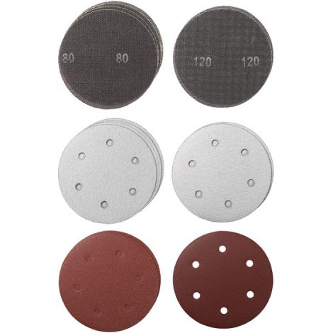 Set 15 dischi abrasivi assortiti per levigatrice muro TE-DW225X 491066 KWB EINHELL (1/2)
