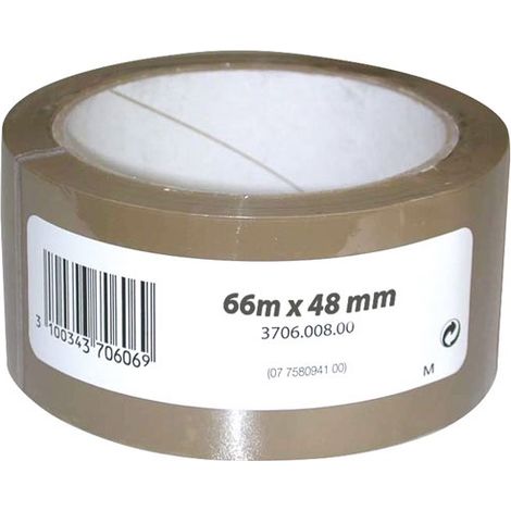 Ruban Adhesif Emballage Marron 48 Mm X 66 M - Gpi 3m Bricolage Et Batiment