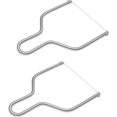 Trancheuse à fromage et coupe-fromage en acier inoxydable (lot de 2) Coupe-fromage et coupe-beurre (1/5)