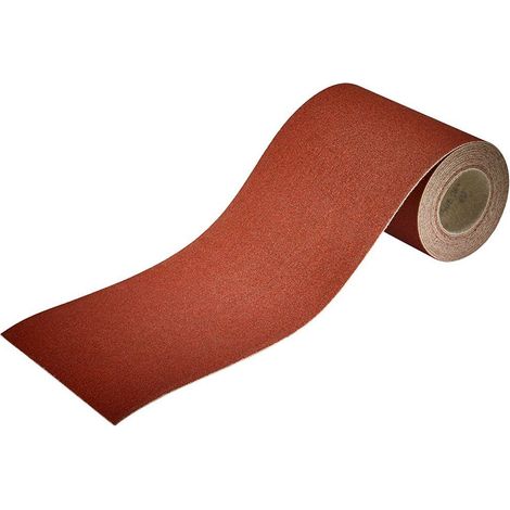 Schleifpapierrolle mit Klebeband, Körnung 120, 4 m x 115 mm 1741000 – Wolfcraft (1/2)