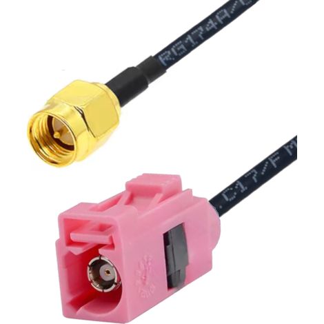 Cavo di collegamento Fakra con presa H / connettore SMA RG174 da 20 cm