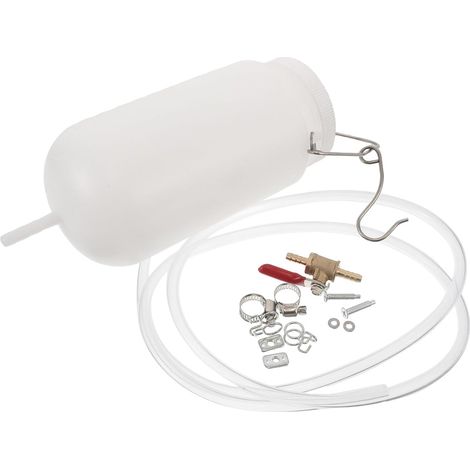Extracteur de Carburant Moto 1l en Plastique, Blanc, 1 Set  Évacuation Rapide, Réutilisable, Haute Adaptabilité, pour Moteur et Réservoir Auxiliaire (1/5)