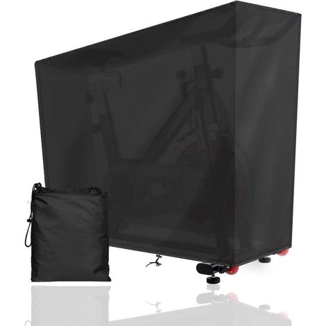Fahrradabdeckung, wasserdicht, für 1 2 Fahrräder, Plane mit Ösen für Fahrradschlösser, 210D Oxford Gewebe, wasserdicht, 200 x 110 x 70 cm, Schutz (1/5)