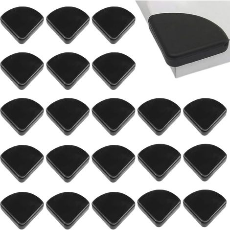 50 Pieces Baby Table Corner Protectors, Table Corner Guards, Table Corner Protectors, Furniture Corner Protectors, Table Corner Protectors (Black) (1/5)