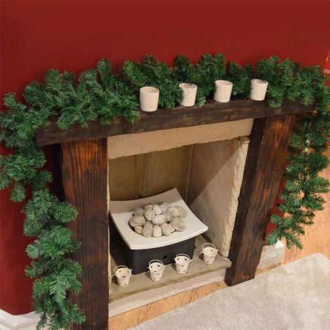 Trade Shop - WEIHNACHTSGARLANDE WEIHNACHTSBAUMSCHMUCK WEIHNACHTSDEKORATION 200CM - (1/4)