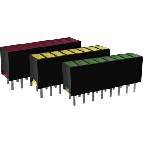 Signal Construct ZAQS 0817 Serie LED 8 scomparti Giallo (L x L x A) 20 x 7 x 4 mm (1/2)
