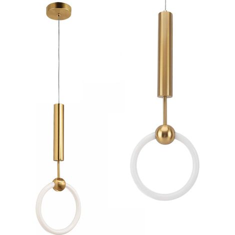 LÁMPARA COLGANTE LED TOOLIGHT LHJ059-1CP 100 BRUSHED GOLD
