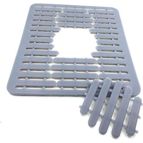 Tapis de fond d'évier en silicone ou protège évier (1/4)