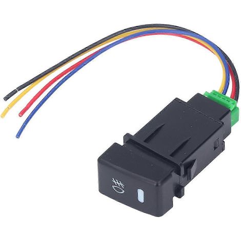 Interrupteur Antiparasite 5 Broches ABS Étanche IP67 Lampe Anti-Brouillard avec Faisceau pour Véhicules Équipement Électrique Auto (1/5)