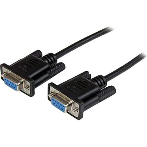StarTech.com SCNM9FF1MBK - Câble DB9 Null modem F/F - 1 m (1/4)