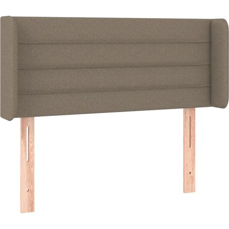 Maison Exclusive - Testiera ad Orecchio Tortora 83x16x78/88 cm in Tessuto