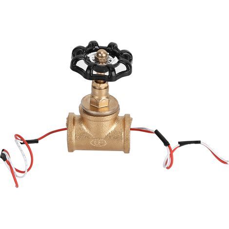 Vintage Steampunk 3/4-Zoll-Lichtschalter, schwarze Retro-Industrielampe mit rot-weißem Kabel für die Werkstatt (1/5)