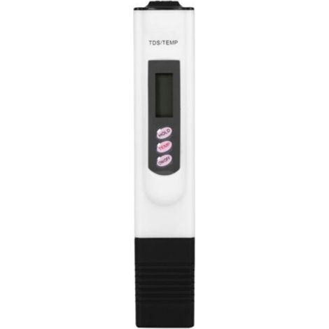 Stylo testeur de qualité d'eau numérique LCD, filtre de pureté, testeur TDS, 0-9999 ppm, blanc