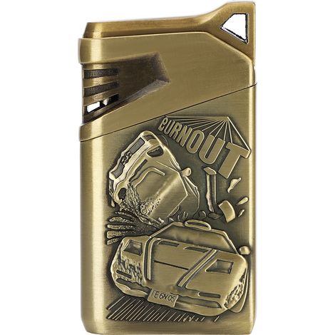 Briquet électrique double arc anti-vent sans flamme pour collectionneur (Bronze concours) (1/5)
