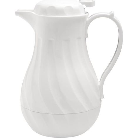 Pichet isotherme torsadé blanc 2 L - Olympia (1/2)