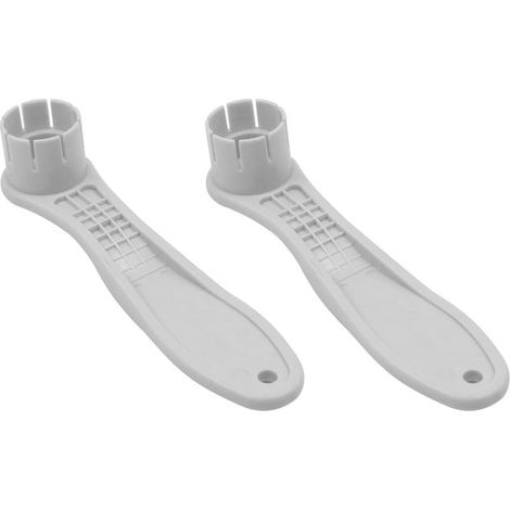 Set of 2 PVC air valve wrenches, repair tool for kayaks, canoes and inflatable boats, multi-purpose 8-tooth spiral PVC wrench (1/5)
