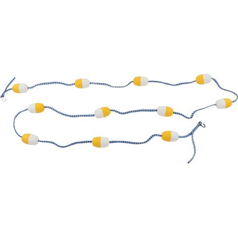 Ligne de couloir de piscine 5 m 7 cm, corde de séparation de sécurité en PVC, réutilisable pour piscine intérieure (1/5)