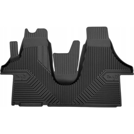 Tappetini per portiere, tappetini in gomma per portiere, vassoi per VW Transporter T6 2015-2021 77