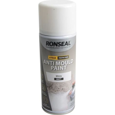 6 Year Anti Mould Aerosol White Matt 400Ml (1/2)