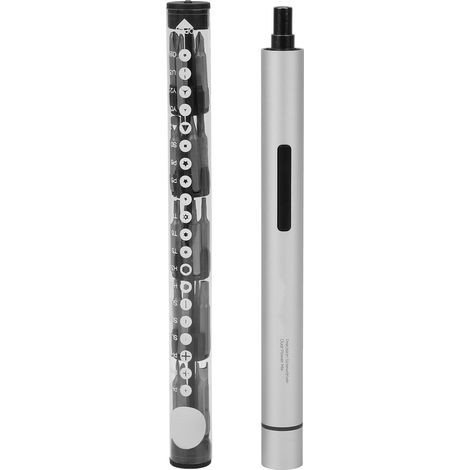 Tournevis électrique portable pour réparation téléphone, kit démontage DIY compact avec embouts. (1/5)