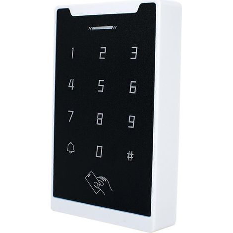 Clavier tactile RFID étanche 12 V/24 V CC, contrôleur de contrôle d'accès, système d'ouverture de porte avec serrure numérique et carte-clé électronique (1/5)