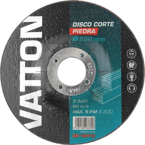 DISCO CORTAR PIEDRA 230 mm.