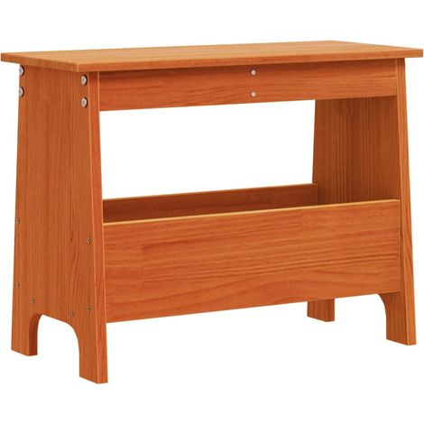 Maison Exclusive - Flurbank Wachsbraun 60x28x45 cm Massivholz Kie