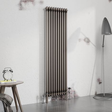Warmehaus Traditional Radiator Raw Metal 1800x470mm Double Column (1/5)