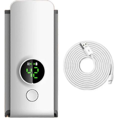 Chauffe-biberon rechargeable avec réglage et affichage de la température, manchon chauffant pour l'allaitement, accessoires d'allaitement (1/5)
