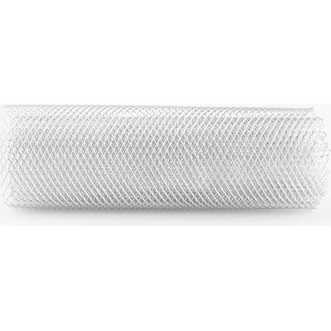 Griglia per auto in lega di alluminio 6x12mm, rete, paraurti, griglia romboidale universale -Crezuo