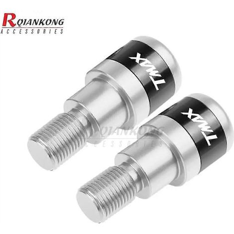 Motorrad-Brems- und Kupplungshebel, Lenkergriffe, Lenkerenden für Yamaha TMAX500 T-MAX 500 2001 2002 2003 2004 2005 2006 2007 – Silber 13