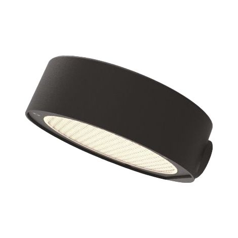 Zafferano SUPER O Applique LED noire rechargeable et dimmable