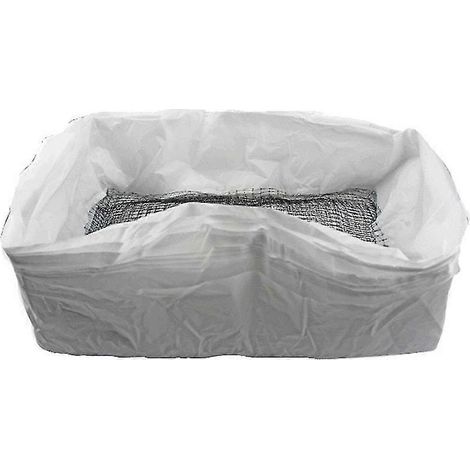 10 Stück wiederverwendbare Fäkalienfilter, freihändige Haustier-Koteinlagen, elastischer Sandsackfilter, hygienische Katzentoilette (1/5)