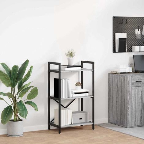 Bücherregal Graues Sonoma 56 x 34 x 96 cm Holzwerkstoff