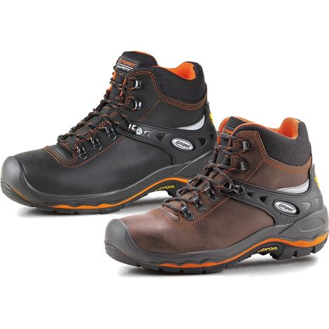 Scarpe da lavoro alte Grisport Marmolada S3 HRO HI SRC-Marrone-43 - Marrone - 43