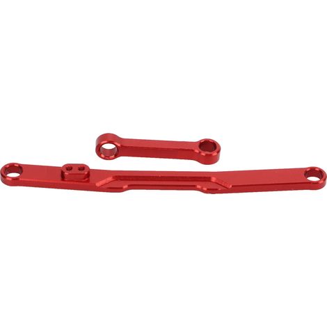 Biellette de direction RC - Fabrication soignée - Légère, antirouille, installation facile - Biellette de direction haute tension pour SCX24 Rouge (1/5)