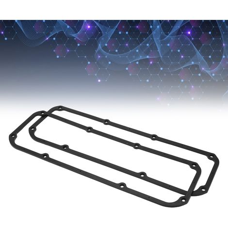 Joint de cache-culbuteurs en caoutchouc 2 pièces (intérieur en acier) pour Ford 351C, 351M et 400M (réutilisable) (58089) (1/5)