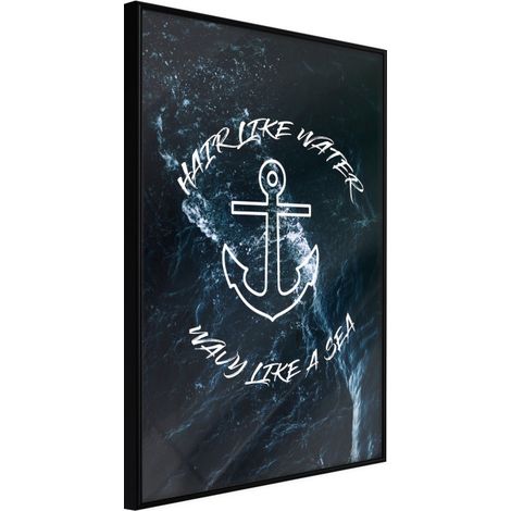 Affiche Murale Encadrée "Sailors' Loved One" 30 x 42 cm Noir
