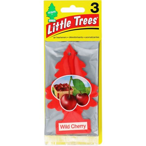 Sapins de Noël parfumés à la cerise Little Trees, lot de 3.