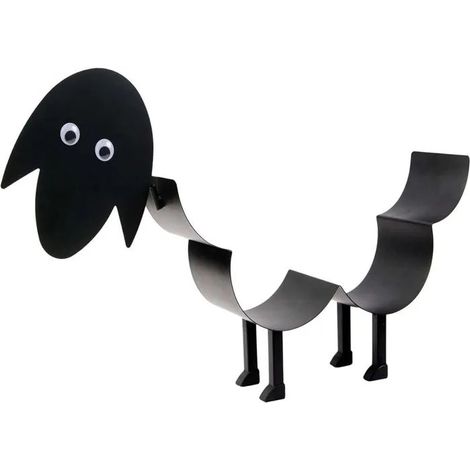 Porte-papier toilette en forme de mouton avec rangement, pour salle de bain (1/4)