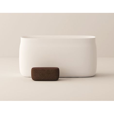 SANYCCES DUNA Bañera Exenta Sanydur 160 cm Blanco Mate - ref: BN301160075WM (1/2)