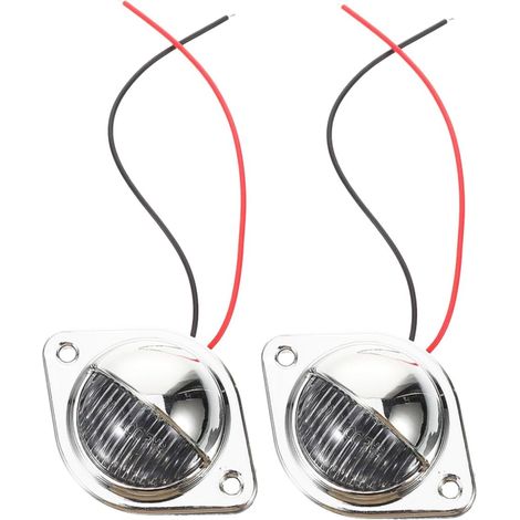 2pièces Éclairage Led De Plaque Immatriculation Led Pour Voiture Remorque Camion Et Camping Lot De Remplacement (1/5)