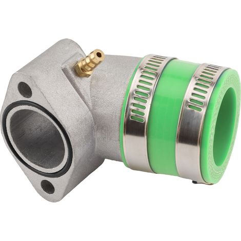 Modified green GY6 150CC intake manifold for horizontal engines, quads, ATVs, karts, high-performance flow tuning parts