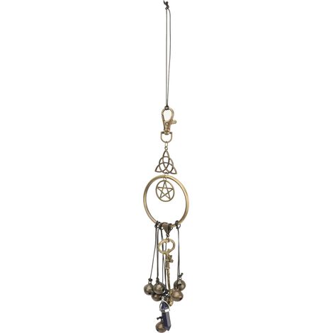 Clochettes Sorcières Anti-Stress - Clés Magiques Anciennes et Carillons Vents Décoratifs pour Porte (1/5)