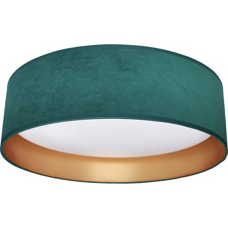 Plafonnier LED Rondo 18W Ø40 vert doré Milagro ML7071 (1/5)