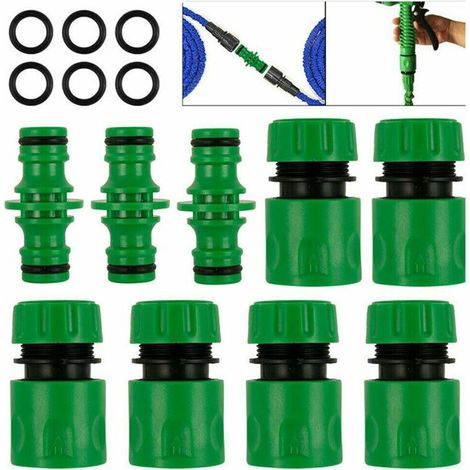 Ahlsen Packung mit 15 Schnellbewässerungsanschlüssen für Gartenschläuche (1/5)