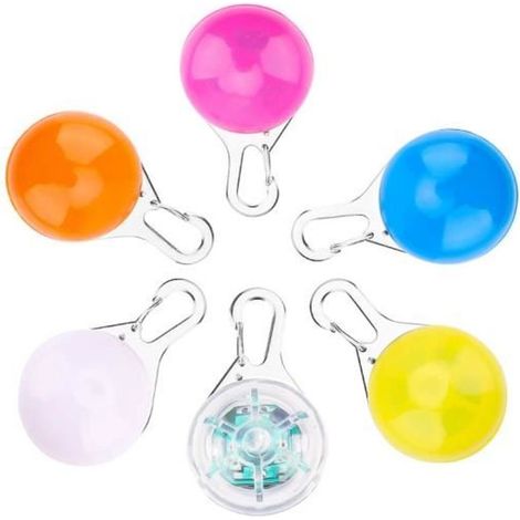 Pendentif LED - Non spécifié - Chien - 6PCS Lumières de Sécurité - Étanche - 3 Modes d\'Éclairage