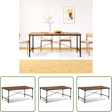 Furniture Limited - Table à manger Bois de récupération massif 18 (1/5)